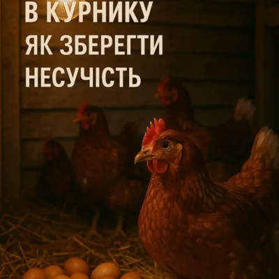 Зимове освітлення в курнику